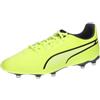 PUMA King Match Fg/Ag, Scarpe da calcio Unisex - Adulto, Electric Lime Puma Black, 46 EU