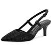 MARCO TOZZI Décolleté da Donna Morbido Plantare Feel Me Fodera Morbida alla Moda, Nero (Black), 38 EU