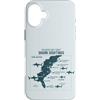 East Coast Shark Sightings Map Cool Shop Custodia per iPhone 16 Plus East Coast Shark Sightings Cool Map
