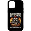Firefighter Retirement Raccoon Lover Custodia per iPhone 12/12 Pro Stessa competenza Better Smoke Retired Firefighter Grillmaster