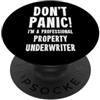 Property Insurance & Underwriting T-Shir Sottoscrittore di proprietà PopSockets PopGrip Adesivo