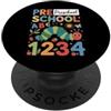 First Day of School Womens Teacher Teach Insegnante prescolare insegnamento uomo insegnante prescolare donne PopSockets PopGrip Adesivo