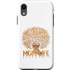 Black Mom African American Afro Women Mo Custodia per iPhone XR Mamma Vita Nero Mamma Afro Capelli Afro Americano Madre Melanina