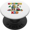 STEM Fun Designs Curioso Scienza Kid Block Robot Explorer PopSockets PopGrip Adesivo