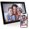 XORO Cornice digitale WiFi da 10,1 pollici, 1280 x 800 HD, display IPS Touch da 16 GB, rotazione automatica, condividi foto istantaneamente da qualsiasi luogo