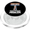 HVAC Tech HVAC Funny Heating Cooling HVA Tecnico HVAC Tecnologia HVAC Riscaldamento Raffreddamento Lavoratore HVAC PopSockets PopGrip per MagSafe