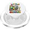 Smart Little Builders Little Genius Robot Puzzle Builder Design per bambini PopSockets PopGrip per MagSafe