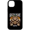Maine Coon Cat Gentle Feline Giant Lover Custodia per iPhone 14 Plus Delicato gatto gigante Maine Coon Entrambe le parole ugualmente vere