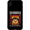 Funny Hedgehog Reading Library Book Love Custodia per iPhone XS Max La libreria è portante ora e sto bene con questo