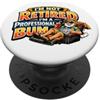 Professional Bum Retirement Humor Lazy L Non in pensione Professionale Bum Divertente Pensionato Vacanza Umorismo PopSockets PopGrip Adesivo