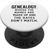 The Inside Joke Co. Genealogia divertente Albero genealogico Ricerca Umorismo genealogista PopSockets PopGrip Adesivo