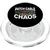 Modular Synth Eurorack Apparel Modular Synth Patch Cable Chaos Eurorack Synthesizer PopSockets PopGrip per MagSafe