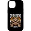 Maine Coon Cat Gentle Feline Giant Lover Custodia per iPhone 14 Delicato gatto gigante Maine Coon Entrambe le parole ugualmente vere