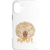 Black Mom African American Afro Women Mo Custodia per iPhone 16 Plus Mamma Vita Nero Mamma Afro Capelli Afro Americano Madre Melanina