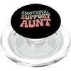 Emotional Support Aunt Do Not Pet Gifts Zia Supporto Emotivo PopSockets PopGrip per MagSafe