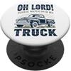 Funny Car and Truck Jokes Divertente sintonizzatore motore restauratore meccanico camion auto PopSockets PopGrip Adesivo