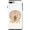 Black Mom African American Afro Women Mo Custodia per iPhone 7 Plus/8 Plus Mamma Vita Nero Mamma Afro Capelli Afro Americano Madre Melanina