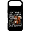 Squirrel Lover for Coffee Lover Humorous Custodia per iPhone Air Detto divertente Don Have Short Attenzione Span