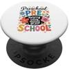 First Day of School Womens Teacher Teach Insegnante prescolare insegnamento uomo insegnante prescolare donne PopSockets PopGrip Adesivo
