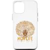 Black Mom African American Afro Women Mo Custodia per iPhone 12/12 Pro Mamma Vita Nero Mamma Afro Capelli Afro Americano Madre Melanina