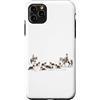 Vintage Border Collie Cowboy Dog Moms Da Custodia per iPhone 11 Pro Max Cani Western Border Collie con grafica Cowboy