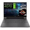 HP Victus 16-S0040NF 16" Ryzen 7 3.8 GHz - SSD 512 GB - 16GB - Nvidia GeForce RTX 4070 AZERTY - Francese - refurbished