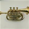Fatto a mano Boccaglio a 3 valvole vintage finitura cromata elegante tromba tascabile bugl...