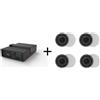 VivoLink audiopack subwoofer 8" 50W+ 4 x altoparlanti da soffitto - Altoparlanti (AUDIOPACK4)
