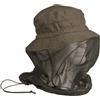 Mil-Tec Cappello con zanzariera, oliva,