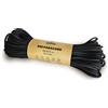 WARAGOD Paracord 550 corda 100 m con diametro 4 mm pino, nero,