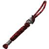 WARAGOD Nénar portachiavi spartano in paracord, rosso,