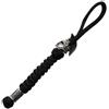 WARAGOD Nénar portachiavi spartano in paracord, nero,