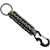 WARAGOD Sanya portachiavi multifunzionale di sopravvivenza in paracord 4 in 1, verde mimetico,