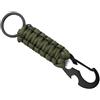 WARAGOD Sanya portachiavi multifunzionale di sopravvivenza in paracord 4 in 1, verde,