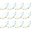 Jaenmsa Faretti Led da Incasso per Cartongesso 230V, 12W Foro Φ 125-135mm, IP44, Dimmerabile, Faretti LED Soffitto, Bianco Caldo 3000K Bianco Neutro 4000K Bianco Freddo 6500K, Set di 12