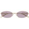 Gucci Occhiali da Sole GG1802S 003 Oro/Viola Donna 55/18/145