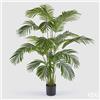 Enzo De Gasperi EDG Enzo De Gasperi Pianta Artificiale Palma Areca con Vaso H170 cm