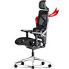 MELOKEA Sedia Ergonomica Ufficio 200 kg con Schienale Regolabile in Altezza e Bracciolo 4D Magic, Sedia XL con Schienale Adattivo Profondità Sedile Regolabile Supporto Lombare Auto-chasing, Rete Nero