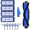 Zoegneer Set di spazzole laterali di ricambio per spazzola principale e filtro HEPA compatibile con Eufy per RoboVac 11S Max 15C Max 30C Max