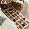 PEINIQULL Tappeto a forma di gatto, piccolo tappeto carino a forma irregolare per camera da letto bagno (40 x 120 cm) 1,3 x 3,9 ', divertente tappeto per animali domestici, decorazione per gatti a