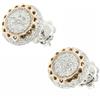 Bibigi ORECCHINI ORO BIANCO E ROSA CON DIAMANTI BIBIGI