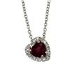 Bibigi PENDENTE RUBINO E BRILLANTI BIBIGI CLS7784BR