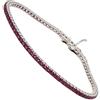 Bibigi BRACCIALE DONNA ORO BIANCO CON RUBINI BIBIGI
