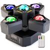 Yespick 1 PCS 120W Teste Mobili Luce DJ Luci da Discoteca LED RGBW DMX512 4 IN 1 Canali
