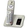 Panasonic Telefono cordless Panasonic a tasti grandi con AB KX-TGE260GN - champagne