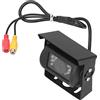 UPALDHOU Telecamera di Retromarcia per Auto, Telecamera di Retromarcia per Auto con Visione Notturna 12V-24V, 18 LED a Infrarossi, Obiettivo Grandangolare 120°, Impermeabile IP68