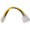 AKYGA AK-CA-12 - Cavo Adattatore Molex Maschio a Presa P4 a 4 Pin, 15 cm