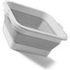 ZAWELIYO Vaschetta per Pediluvio Pieghevole in Silicone con Effetto Massaggio Migliorato per Viaggi a Casa, Vasca per Pediluvio Pieghevole di Grande capacità per Adulti, Verde (Grigio)