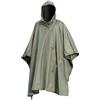 MIL-TEC PONCHO VERDE IMPERMEABILE IN PVC