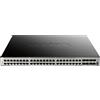D-Link DGS-3630-52TC/SI/E switch di rete Gestito L3 Gigabit Ethernet (10/100/1000) 1U Nero [DGS-3630-52TC/SI/E]